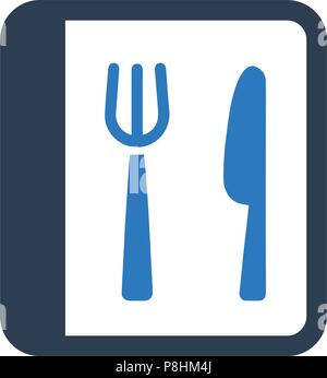 Restaurant Menu Icon Stock Vector