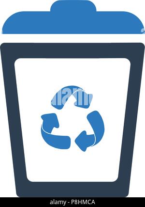 Recycle Bin Icon Stock Vector