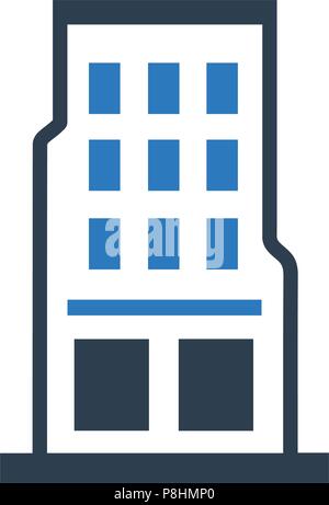 Office Building Icon Stock Vector