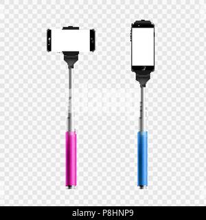 monopod isolated on a transparent background Stock Vector
