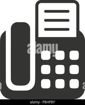 Fax Machine Icon Stock Vector