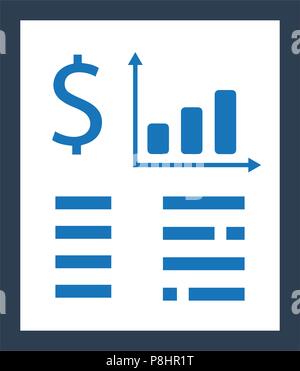 Financial Statement Icon Stock Vector Image & Art - Alamy