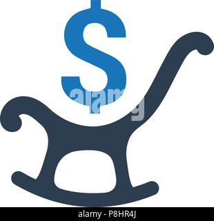 Retirement Plan Icon Stock Vector