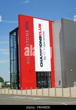 Silverstone UTC ChampionsClub, F1 Experiences technology centre, Silverstone Circuit, Silverstone Circuit, Towcester, Northamptonshire, UK, NN12 8TL Stock Photo