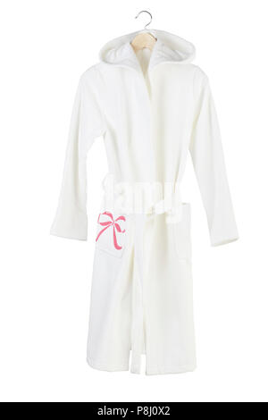 Bathrobe isolated on white background. Include clipping path Stock Photo