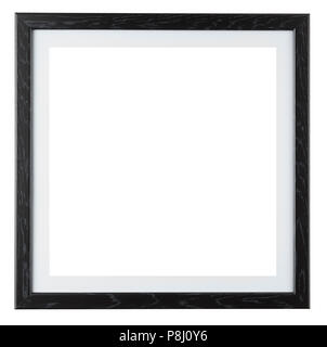 Black picture Frame Isolated on White Background Stock Photo - Alamy