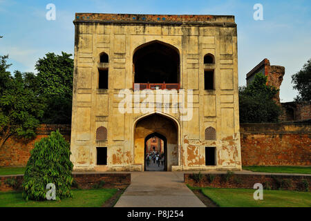 Entrance gate of Humayun's Tomb, Delhi, India Stock Photo