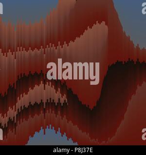 The background of the screen with glitches. Stock Vector