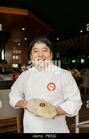 Mitsuharu Tsumura in Maido, restaurant, Miraflores, Lima, Peru Stock Photo