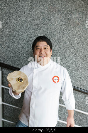 Mitsuharu Tsumura in Maido, restaurant, Miraflores, Lima, Peru Stock Photo