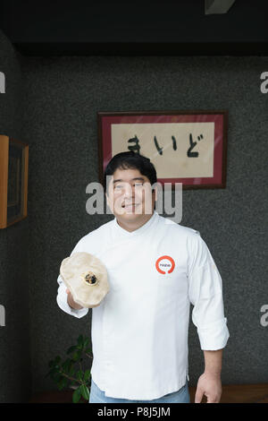 Mitsuharu Tsumura in Maido, restaurant, Miraflores, Lima, Peru Stock Photo