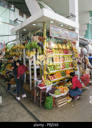 Mercado Surquillo de Lima, Surquillo market Stock Photo