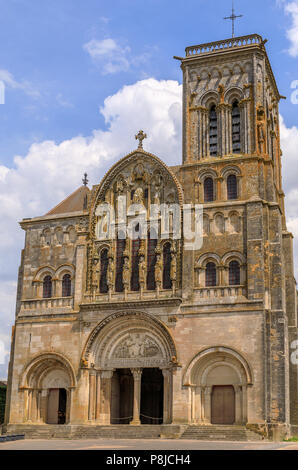 Basilica of St Mary Magdalene Abbey Monastery Cloister Vezelay France ...