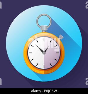 stopwatch icon vector symbol race. Illustration of the time. Stock Vector