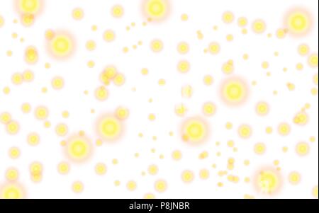 small yellow sun burst background Stock Vector