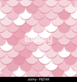 Paper scales seamless squama pink stickers Vector Image