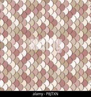 Paper scales seamless vector squama skin coffee stickers pattern Stock Vector