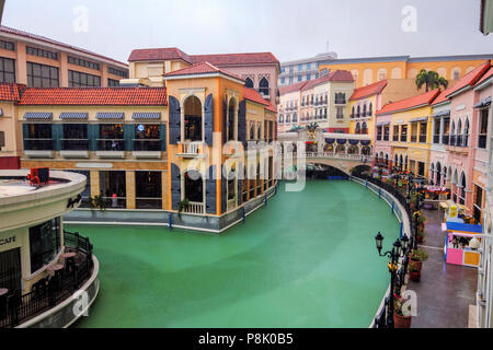 Venice Grand Canal Shopping Mall, in Manila, Philippines Stock Photo