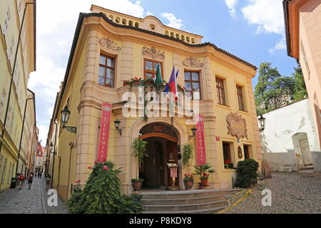 Alchymist Grand Hotel and Spa, Tržiště, Malá Strana (Little Quarter), Prague, Czechia (Czech Republic), Europe Stock Photo