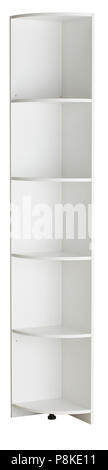 Bookcase isolated on white background. Include clipping path Stock Photo