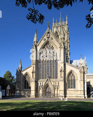 Doncaster Minster Church - St Georges, 9 Church St, Doncaster, South Yorkshire, England, UK,  DN1 1RD Stock Photo