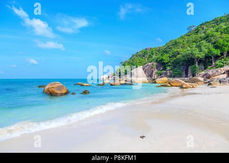 Silver beach on Koh Samui in Thailand. Stock Photo