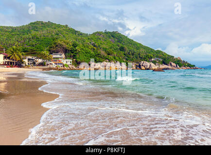 Famous Silver Beach on Koh Samui In Thailand. Stock Photo