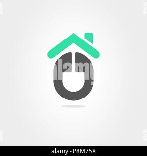 Icon. Vector. House. Stock Vector