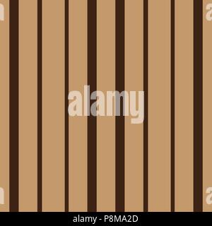 Vertical brown stripes seamless print vector Stock Vector