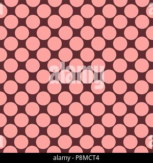 Seamless retro texture. Polka dots. Vector. Stock Vector