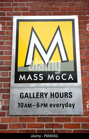 Mass Moca, Museum of Contemporary Art, North Adams, Berkshire County, Massachusetts, USA Stock Photo