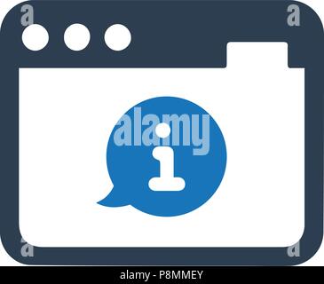 Web Notification , Notification Icon Stock Vector