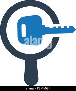 Meticulously Designed "Search Keyword Icon" Stock Vector