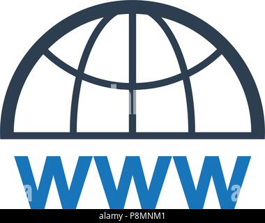 Domain Registration , Domain Icon Stock Vector
