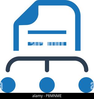 File Management , Document Management Icon Stock Vector
