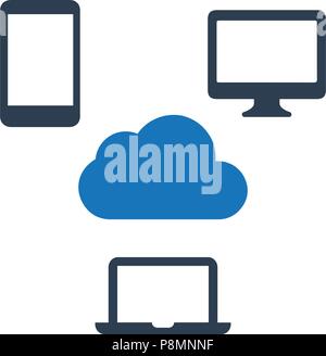 Cloud Computing , Netword Share Icon Stock Vector