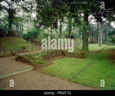 Aldborough ruins of Roman town Isurium Brigantum in North Yorkshire