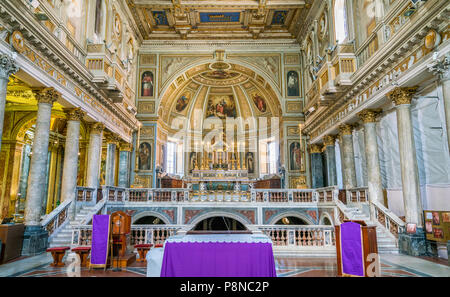 San Martino ai Monti Church in Rome, Italy. Stock Photo