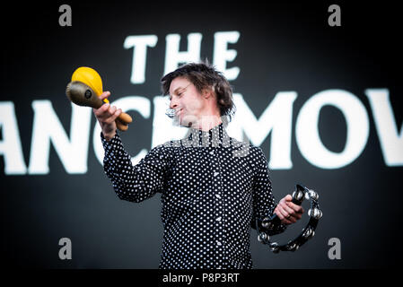 Stupinigi, Italy. 11th July, 2018. The British rock/blues band called The Temperance Movement performing live on stage at the Stupinigi Sonic Park Festival 2018. Credit: Alessandro Bosio/Pacific Press/Alamy Live News Stock Photo