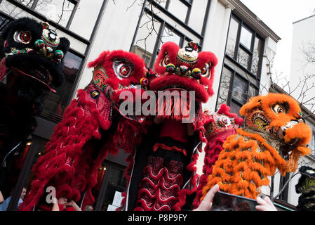 Paris, France. Chinese New Year festival Stock Photo