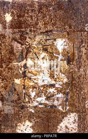 Grunge textured background with scratched advertising Stock Photo