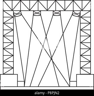 abstracct cinema symbol Stock Vector