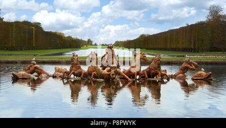 Apollo fountain in the Palace of Versailles in France near Paris Stock Photo