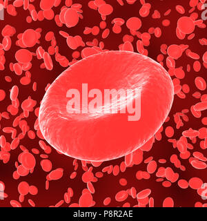 3d render of microscopic blood cells Stock Photo - Alamy