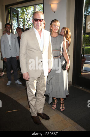 'Yellowstone' Premiere  Featuring: Kevin Costner, Christine Baumgartner Where: Los Angeles, California, United States When: 12 Jun 2018 Credit: FayesVision/WENN.com Stock Photo