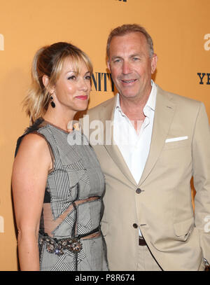 'Yellowstone' Premiere  Featuring: Christine Baumgartner, Kevin Costner Where: Los Angeles, California, United States When: 12 Jun 2018 Credit: FayesVision/WENN.com Stock Photo