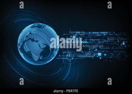 Digital is coming to play an important role in the modern era. Stock Vector