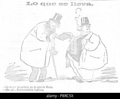 .   404 Lo que se lleva, de Tovar, Heraldo de Madrid, 6 de enero de 1919 Stock Photo