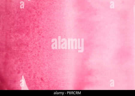 Pink gradient watercolor background on white background for your design. Stock Photo