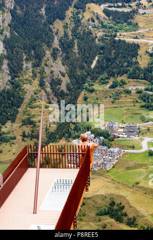 Mirador Roc del Quer, Andorra Stock Photo